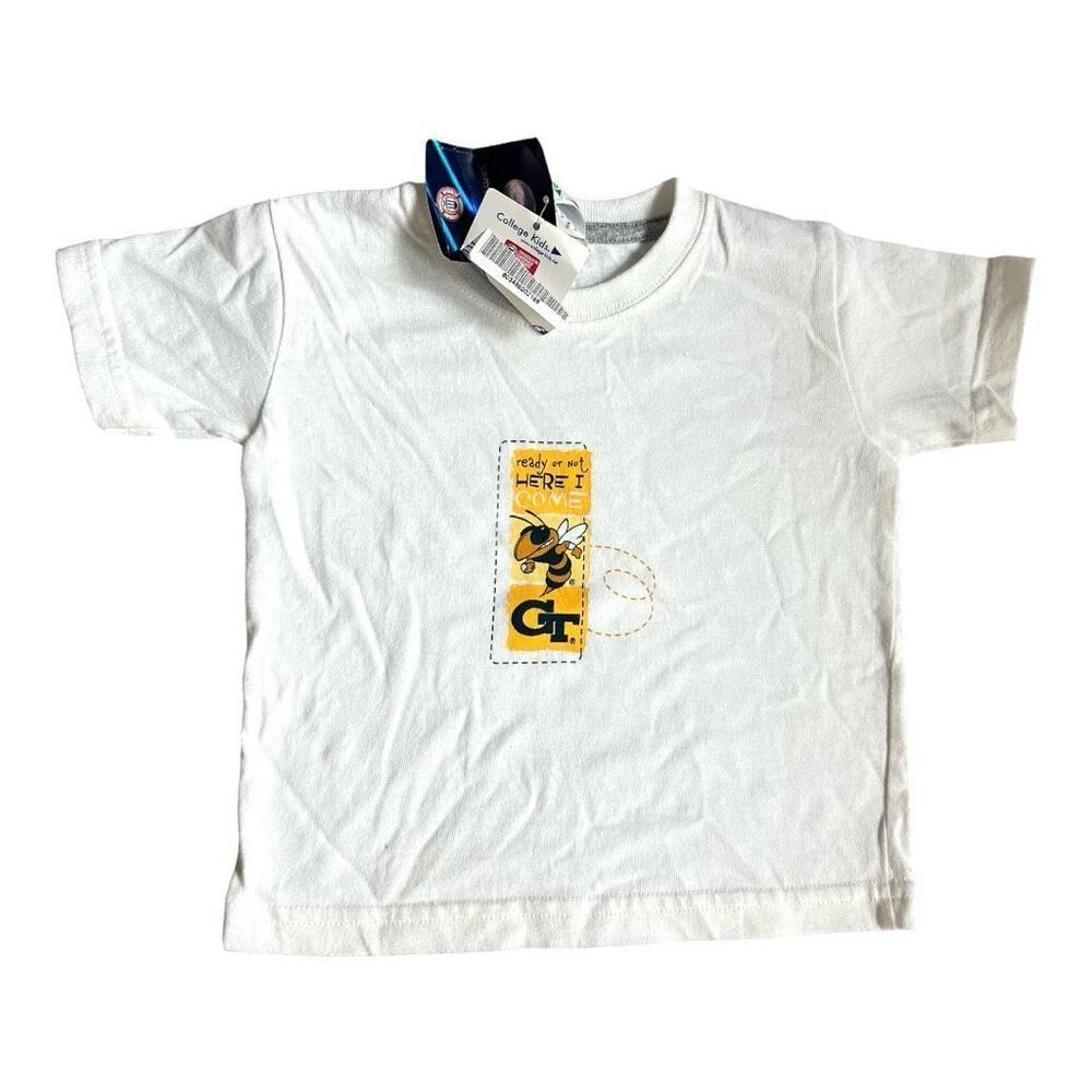 NWT Baby Boys College Kids Georgia Tech Yellow Jackets Graphic Tee Shirt - 12 mo